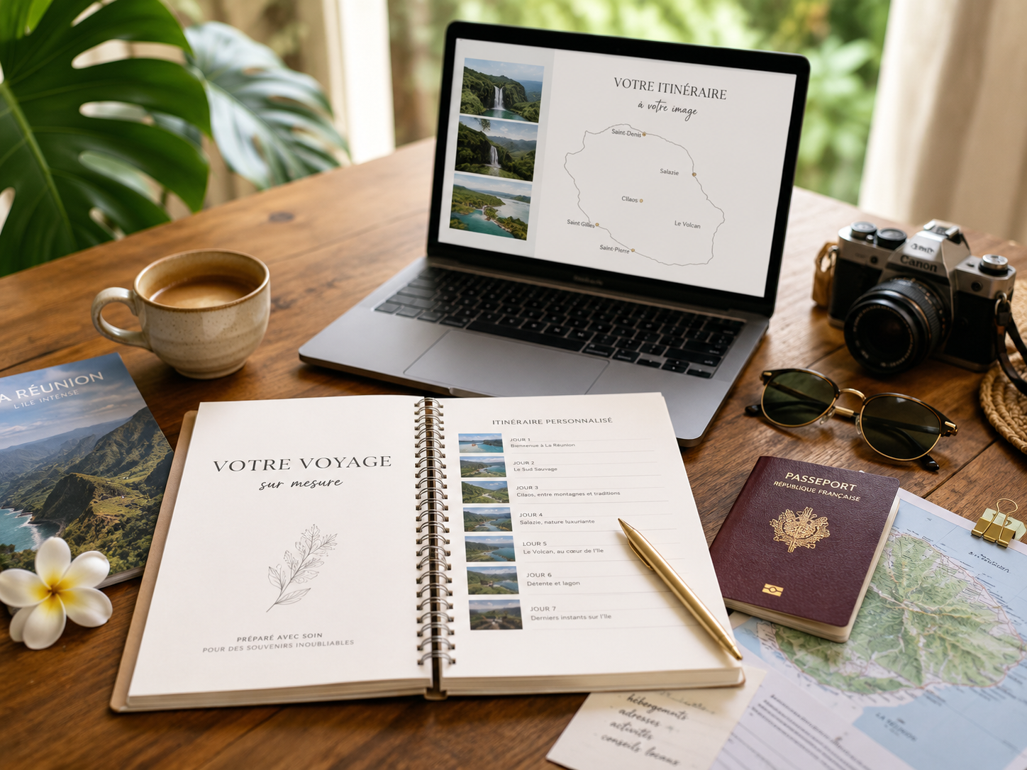 Carnet de route sur mesure — préparation du voyage